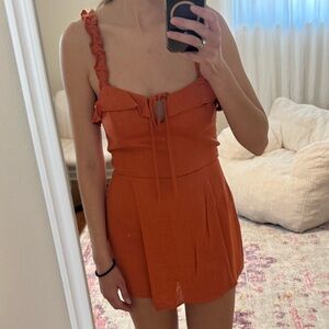 Lulu’s Orange Romper